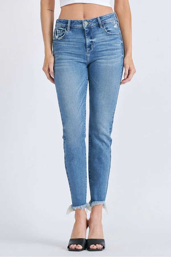 Amelia Hidden High Rise Skinny Jeans